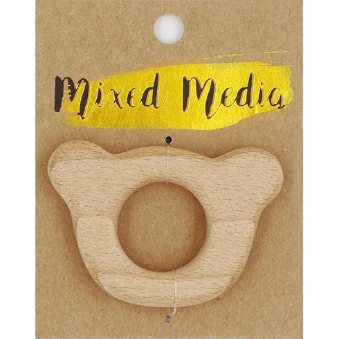 Bear Shape Dummy Wood Ring